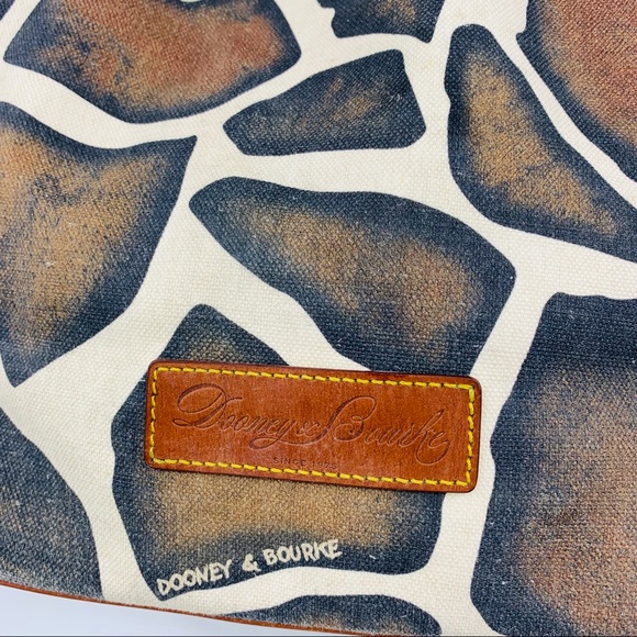 Dooney & Bourke Serengeti Giraffe Print Tote Bag - Picture 3 of 8